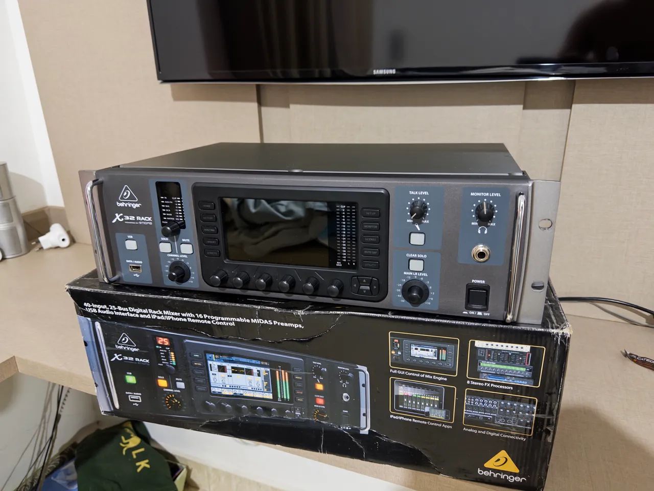 Mesa de som Behringer x32 Rack - Foto 5