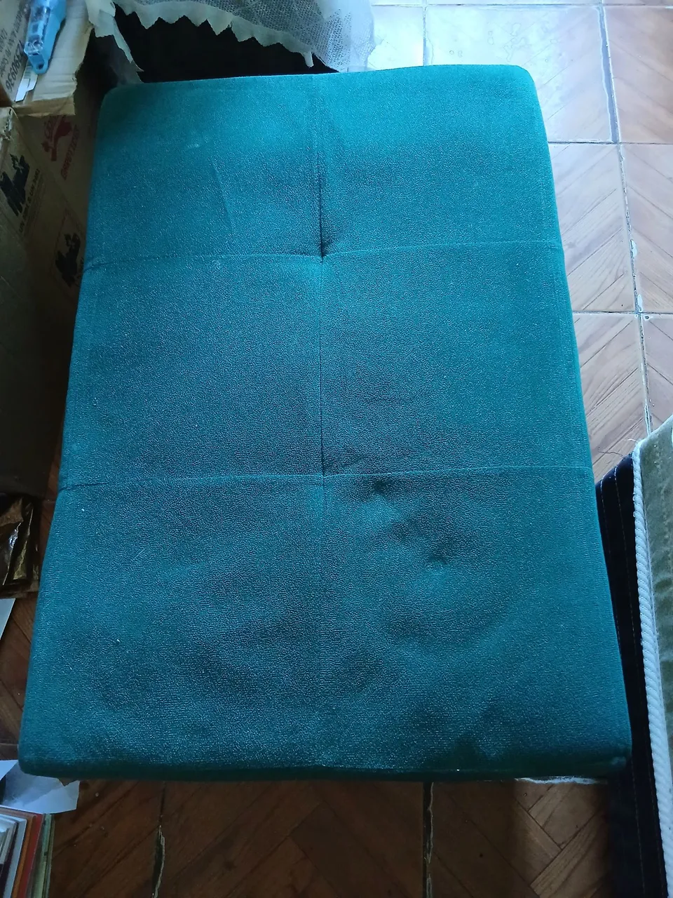 Banqueta Estofada Verde