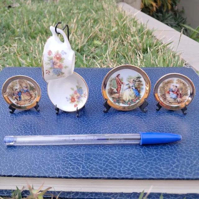 Miniaturas em porcelana Antiga Decorativas - Raridade - Foto 4