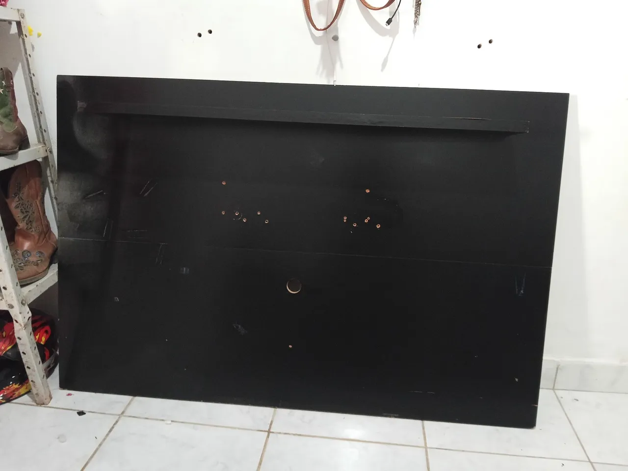 Painel de TV Preto - Decore sua sala!