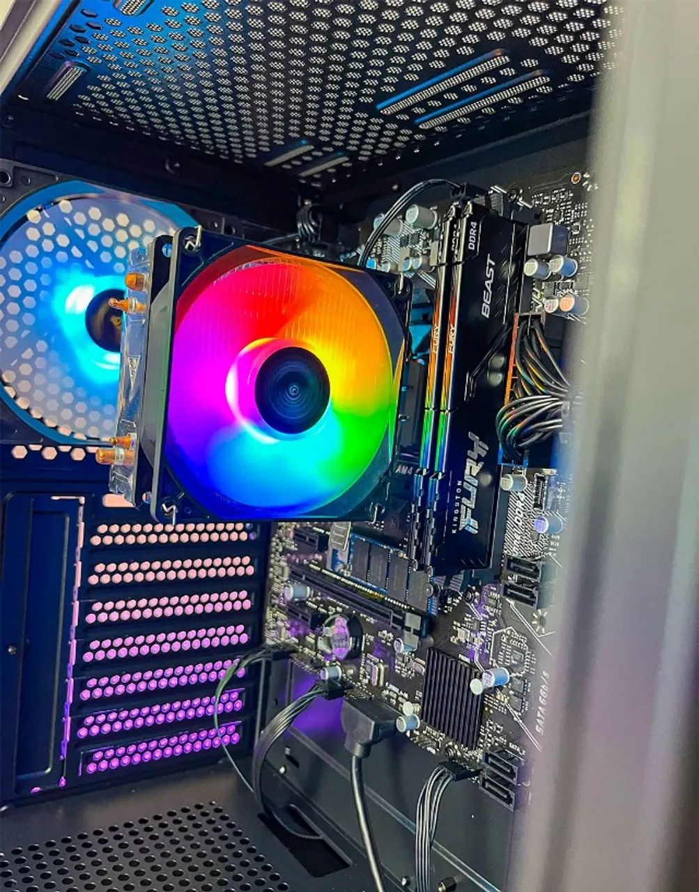 Pc Gamer ryzen 5 4600g 1 ano de garantia em 10x sem juros Nota fiscal - Foto 3