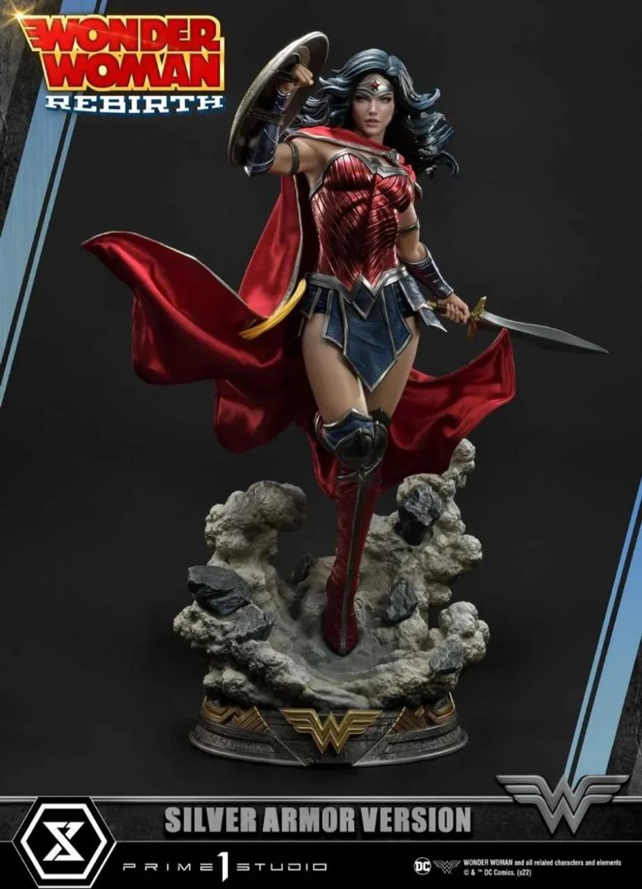 Wonder Woman Rebirth Silver Armor Prime 1 - Foto 4