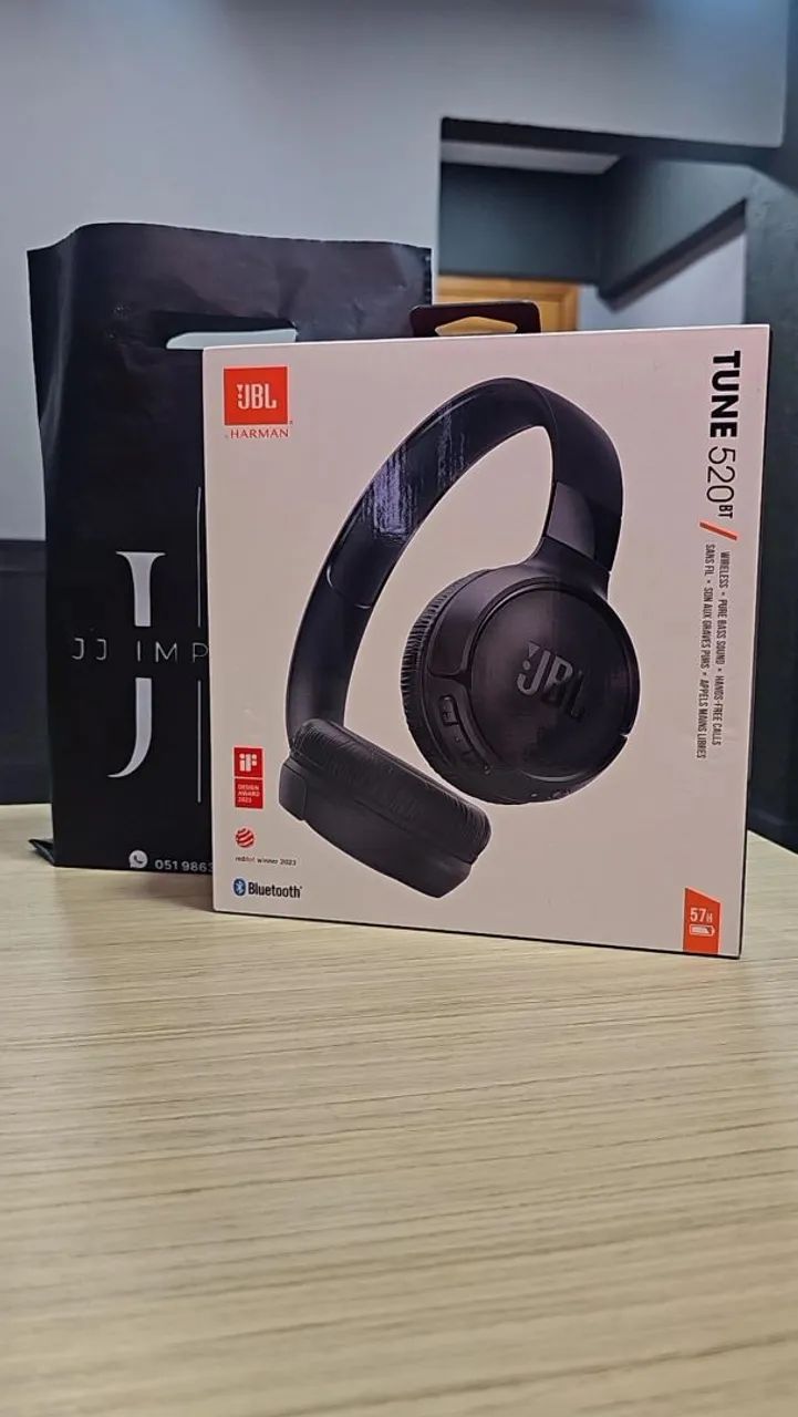 JBL TUNE 520bt (FONE DE OUVIDO)