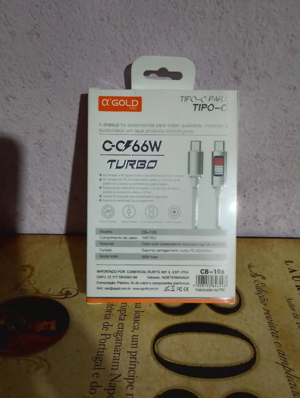 Cabo Tipo-C para Tipo-C Turbo 66w - Foto 4