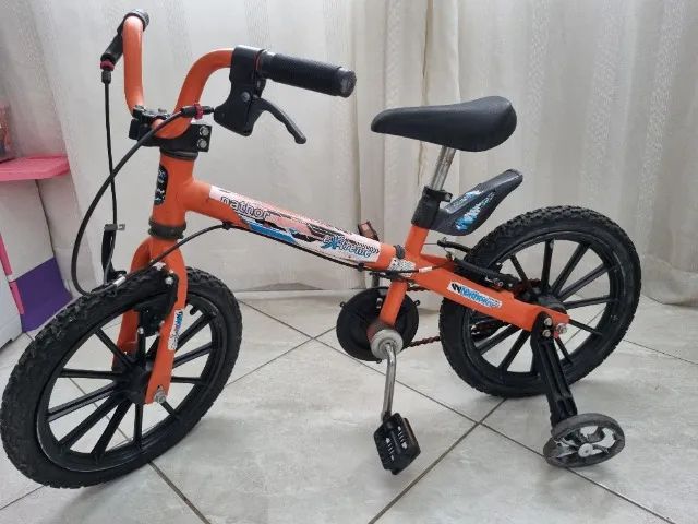 Bicicleta Infantil Aro 16 Nathor Extreme Laranja (usado)