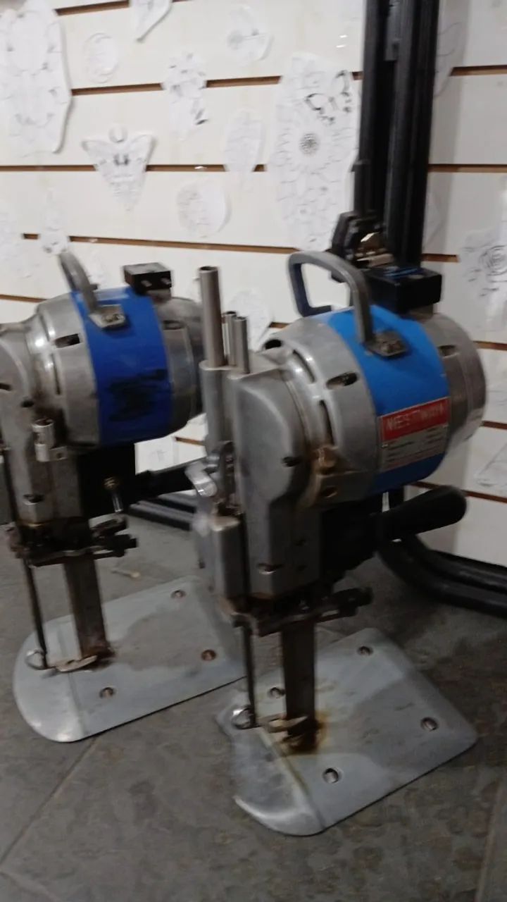 4 maquinas de corte + acessórios + modelagens e aviamentos