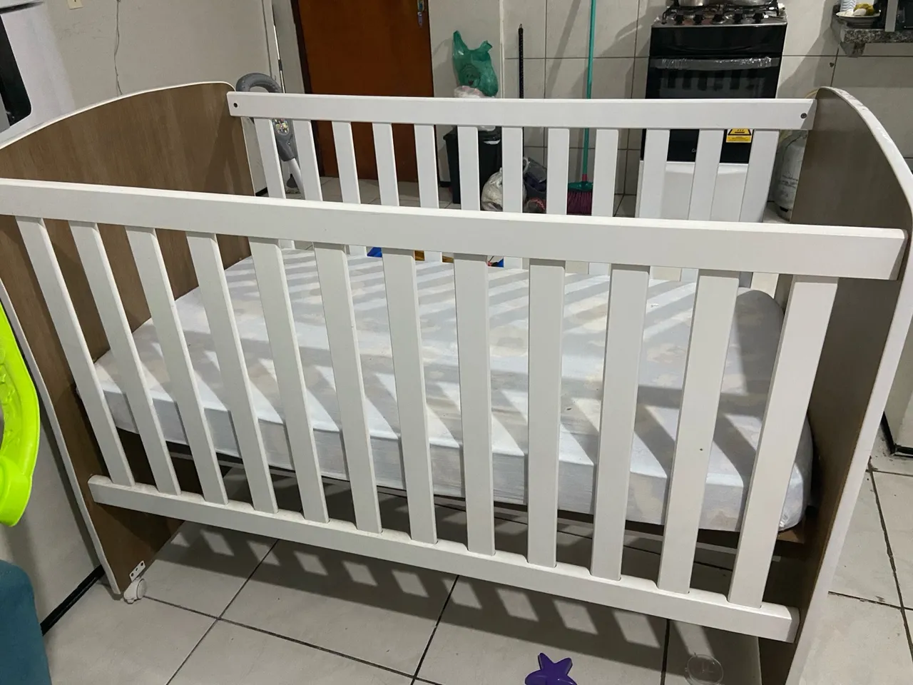 Berço Infantil Branco