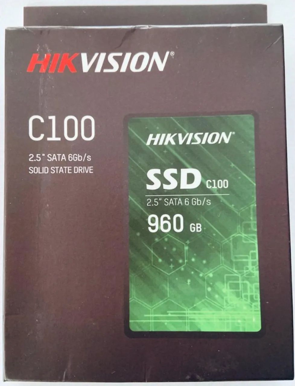 SSD Hikvision C100 960GB , SATA III Leitura 520MBs e Gravação 400MBs - Foto 2
