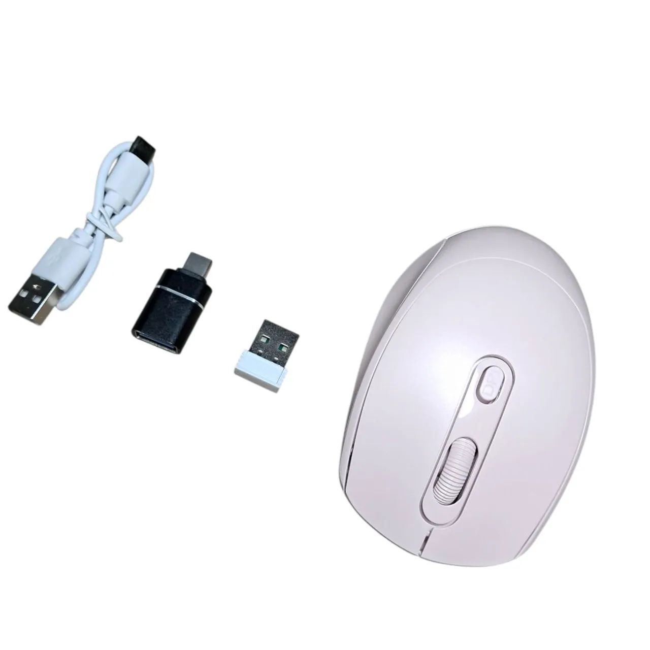 Mouse Sem Fio recarregável - wireless e Bluetooth até 10m - Foto 2