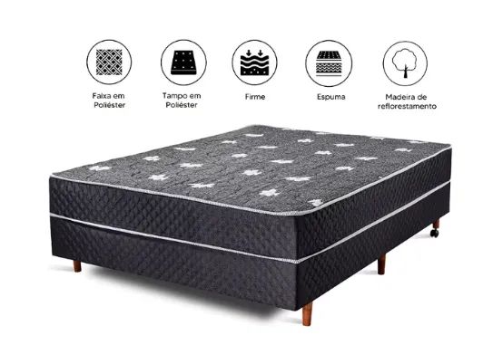 Cama Box Conjugada Casal 