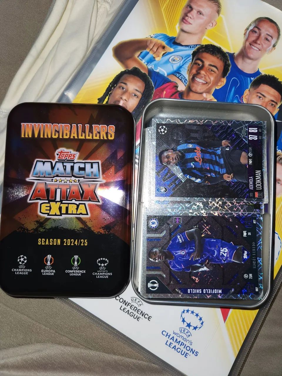 Match Attax Extra 2025 Cartas/Figurinhas de Futebol Topps Champions