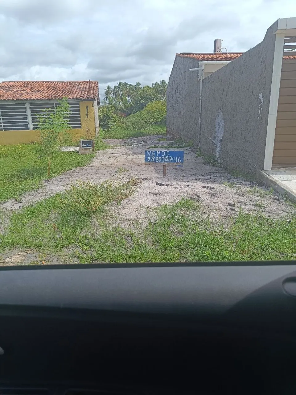 Terreno para vender em Baía da Traição rua calçada