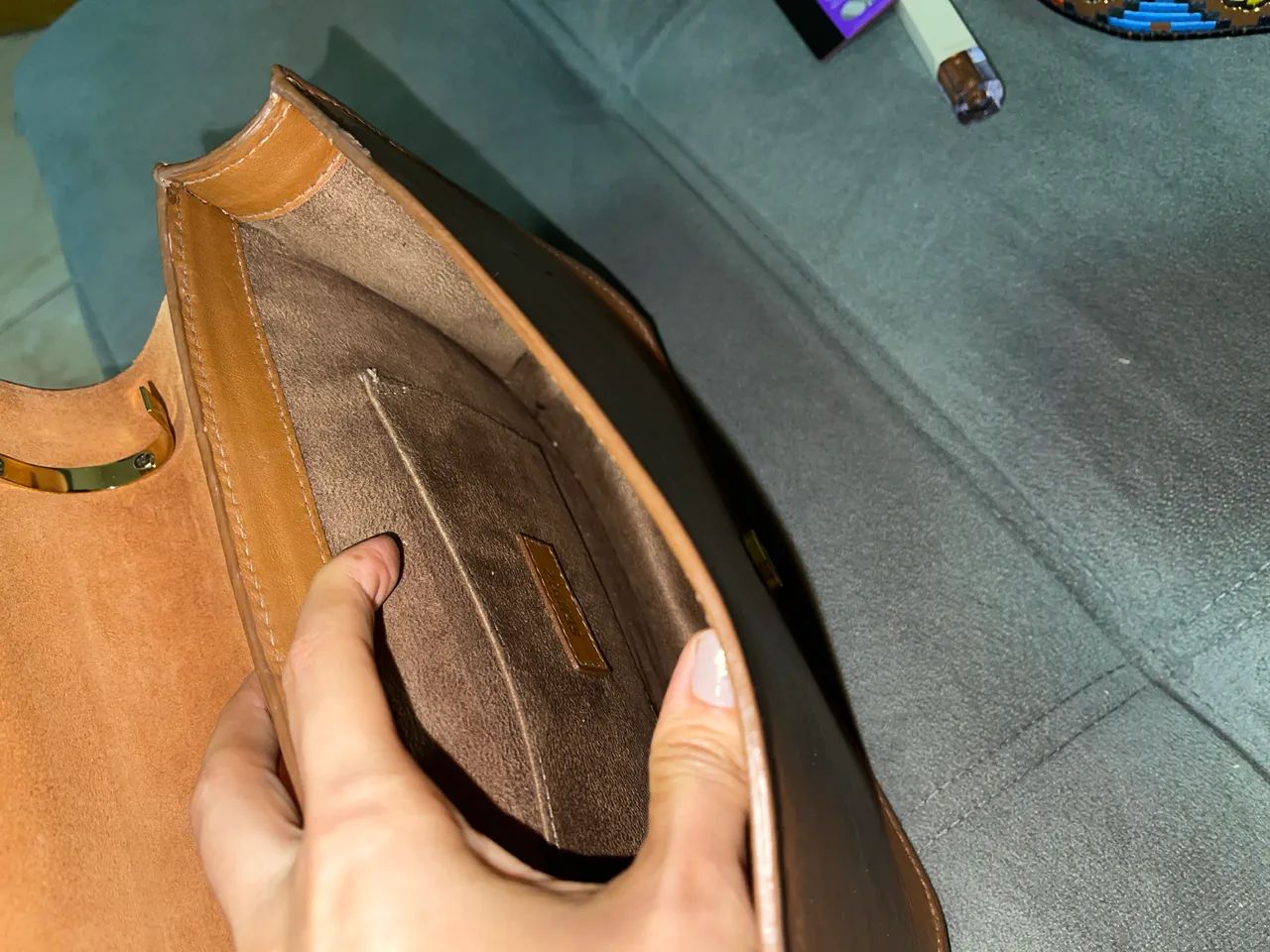Bolsa couro marrom Schütz  - Foto 2