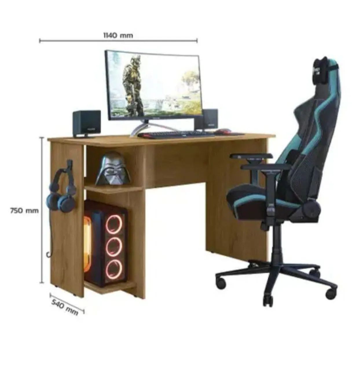 Mesa Gamer / Escrivaninha / Escritório! - Foto 4