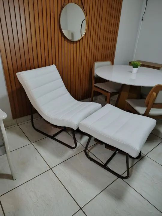 POLTRONA + PUFF COSTELA RUBI qnq  - Foto 3