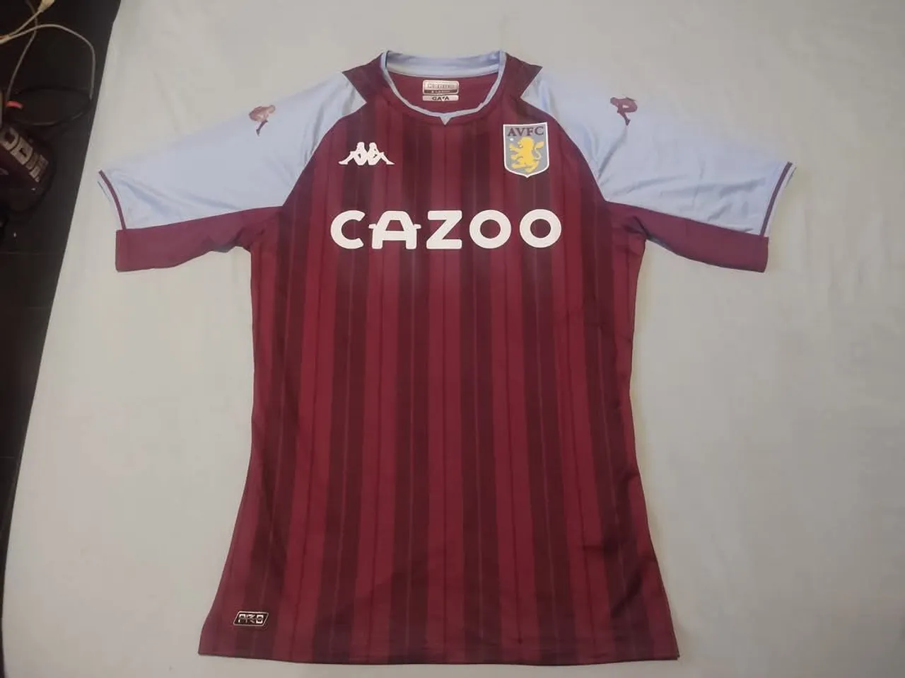 Camisa Kappa Aston Villa home 2021/2022 tamanho GG (veste M)