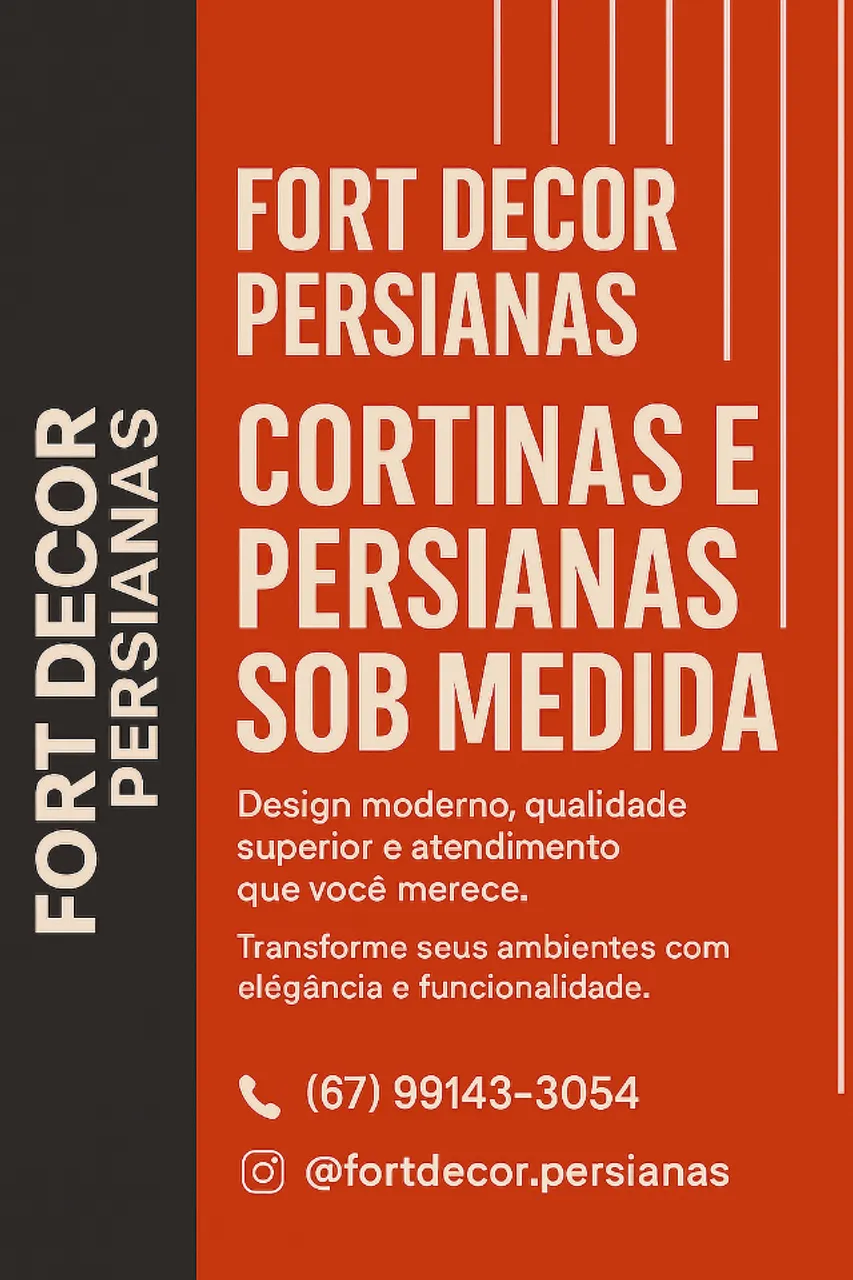 Persianas Rolos Telas Solares sob encomenda