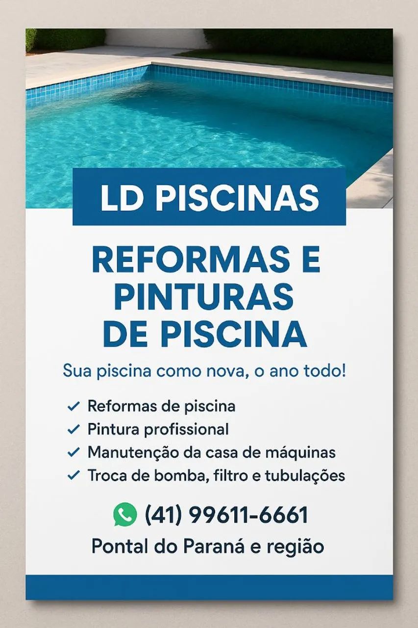 REFORMA DE PISCINA DE FIBRA E ALVENARIA 
