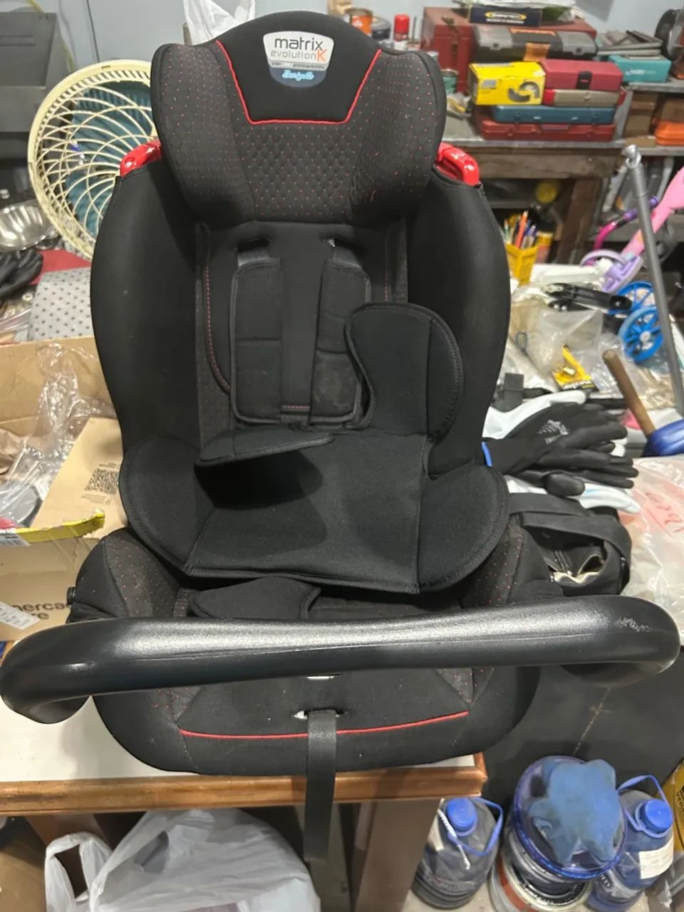 Cadeirinha Para Carro Burigotto Matrix Evolution K Mesclado Cinza 0 a 25 Kg - Foto 2