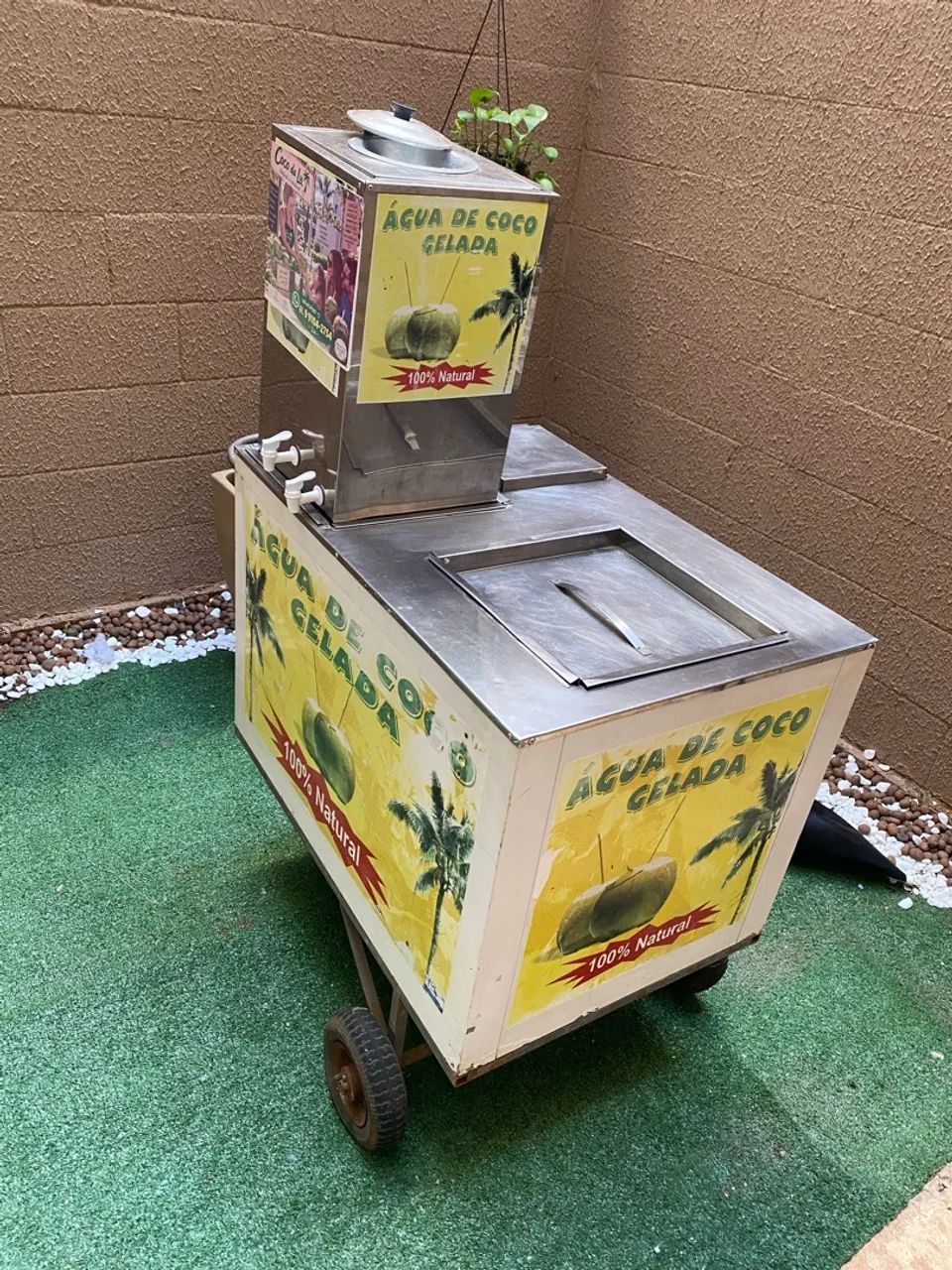 Carrinho de água de coco  - Foto 3