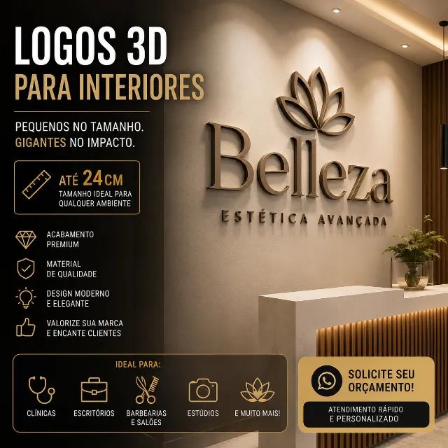 LOGOS 3D PARA INTERIORES 