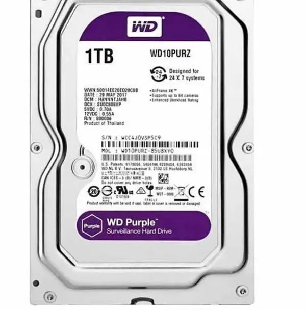 HD DVR 1TB WD PURPLE