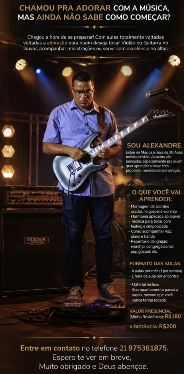 Aulas de Violão/ Guitarra 