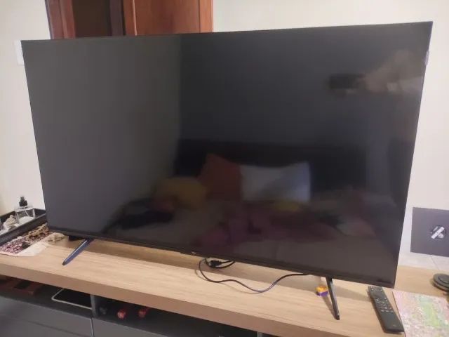 TV 55" TCL P7K - QLED 4K - Muito nova com caixa - Foto 2