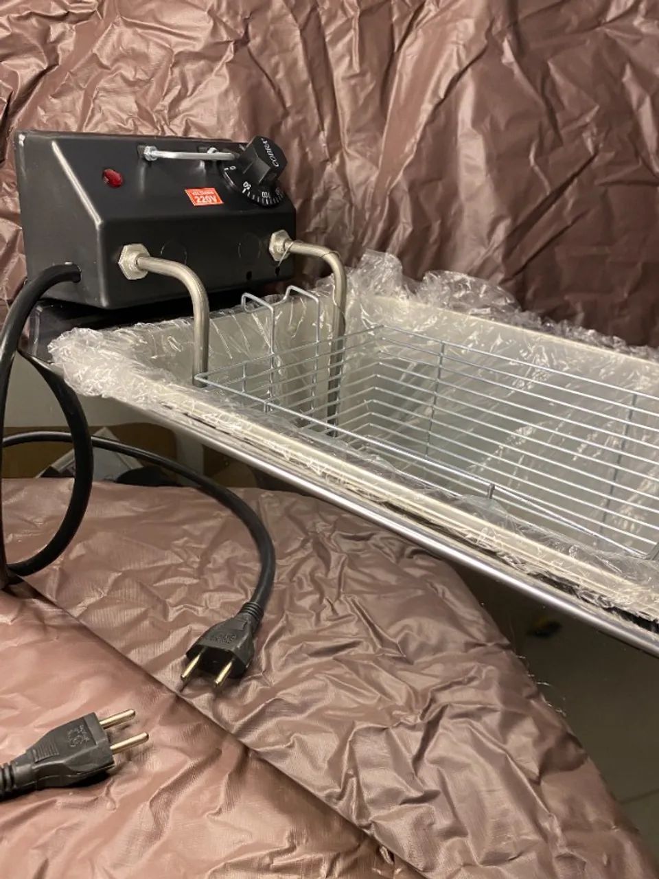 Fritadeira 8L Profissional Elétrica 220V Inox - Foto 4
