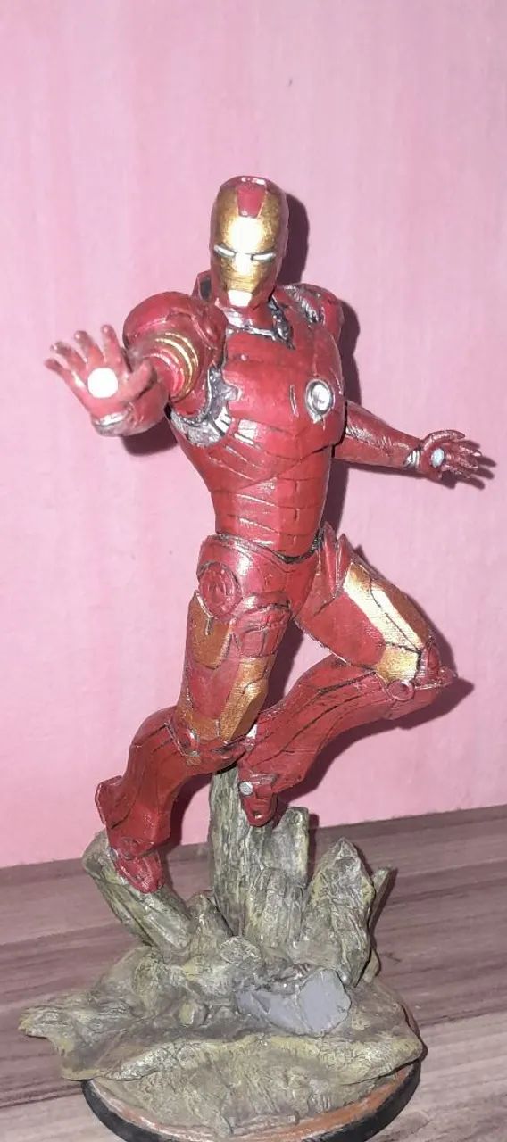Boneco homem de ferro em impressão 3D - Foto 2
