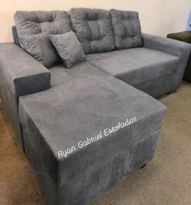 Sofá 3 Lugares com Cheaser de Fábrica65581375446785120