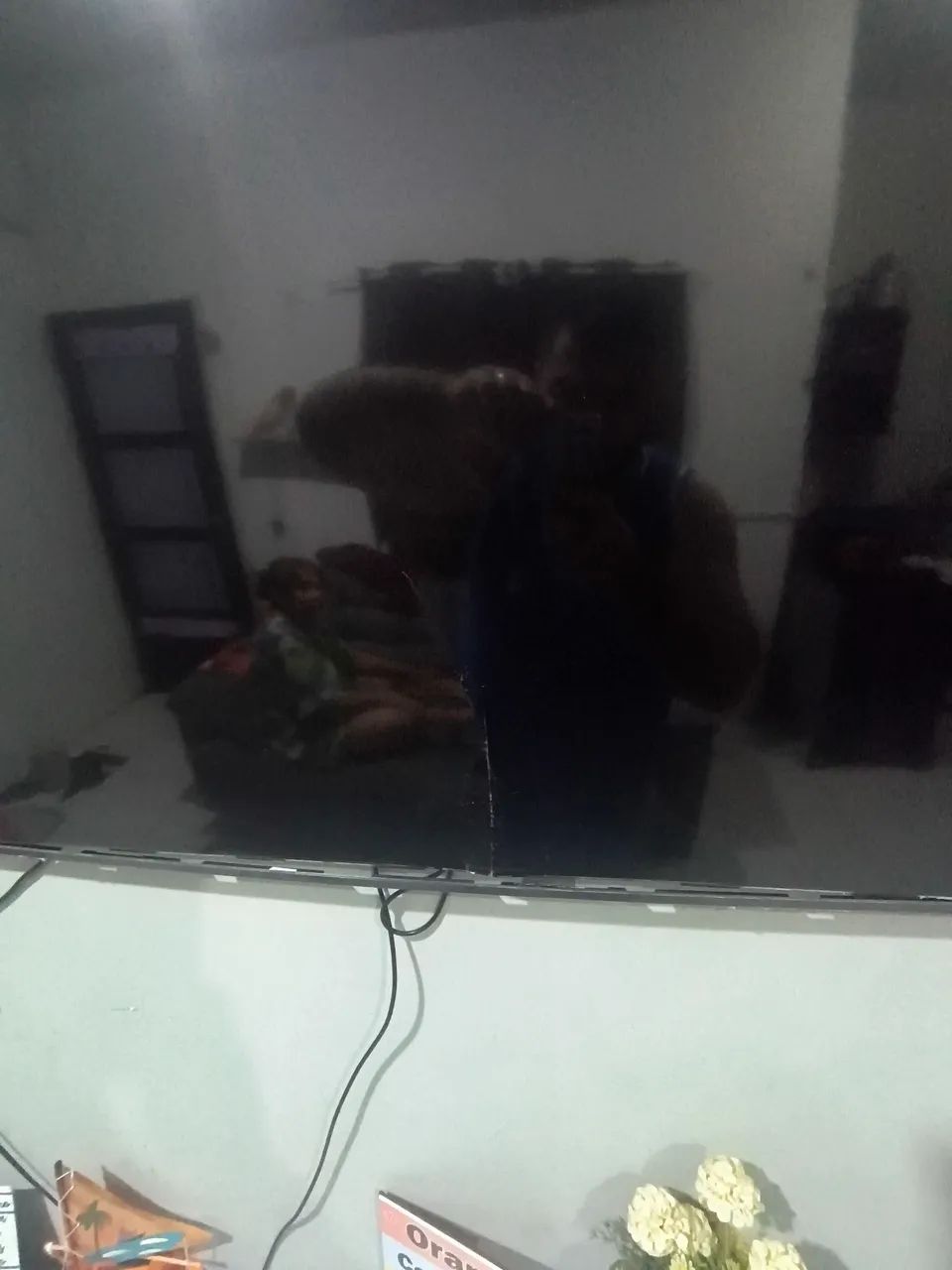 Tv Samsung cristal  65 polegadas quebrada