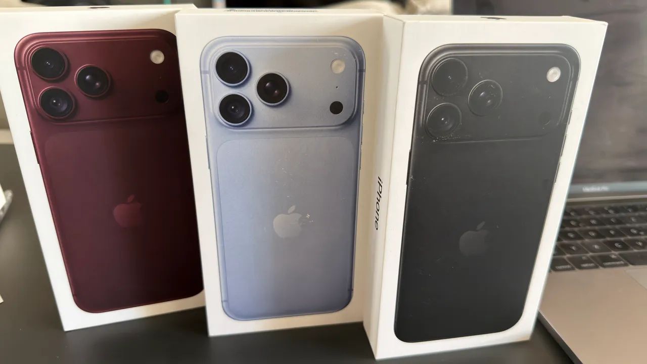 iphone 18 pro e pro Max 256/512 lacrado - Foto 3