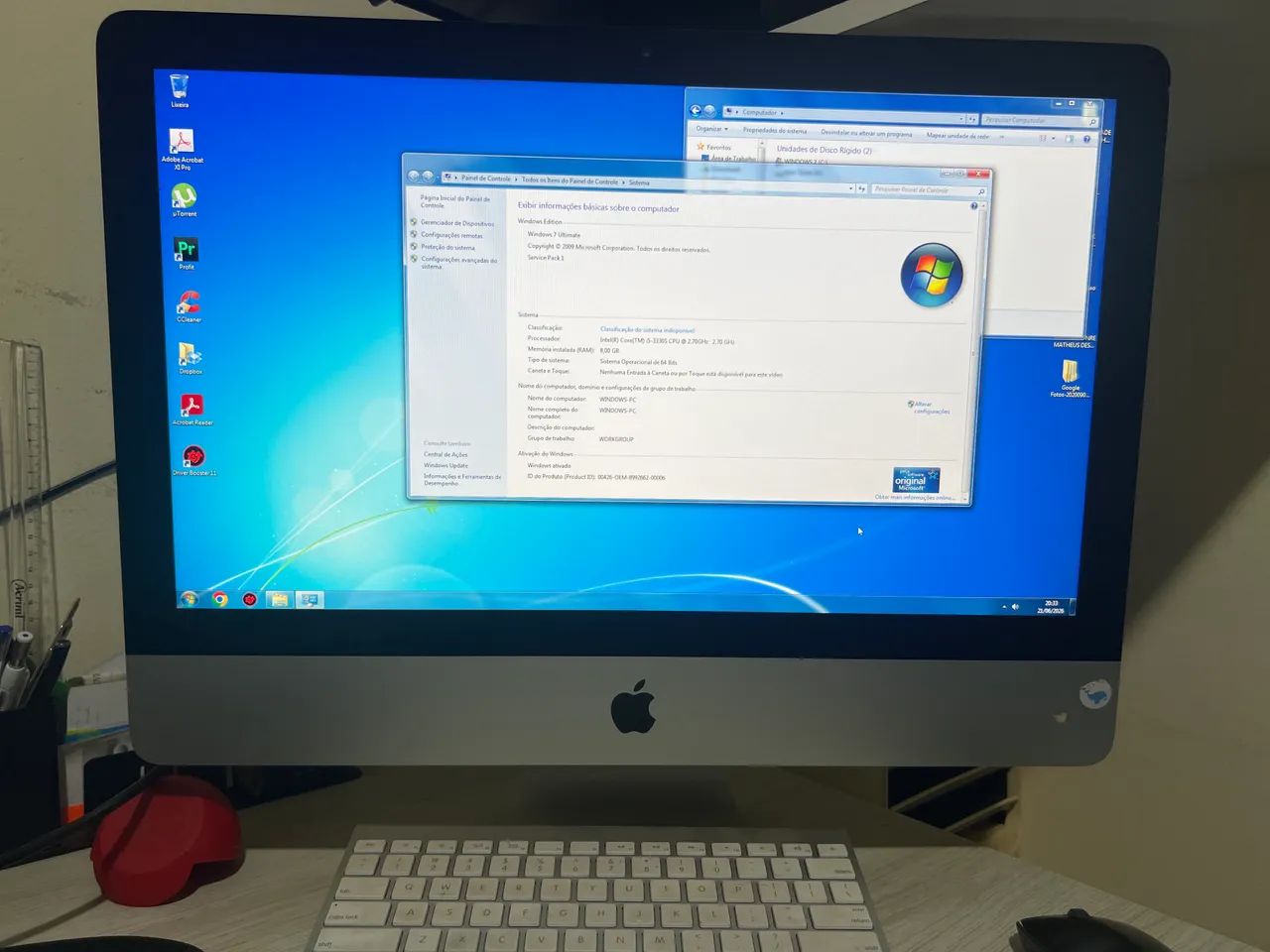 Imac A1418 21,5 polegadas Ano 2012 R$1.299,00 - Foto 5