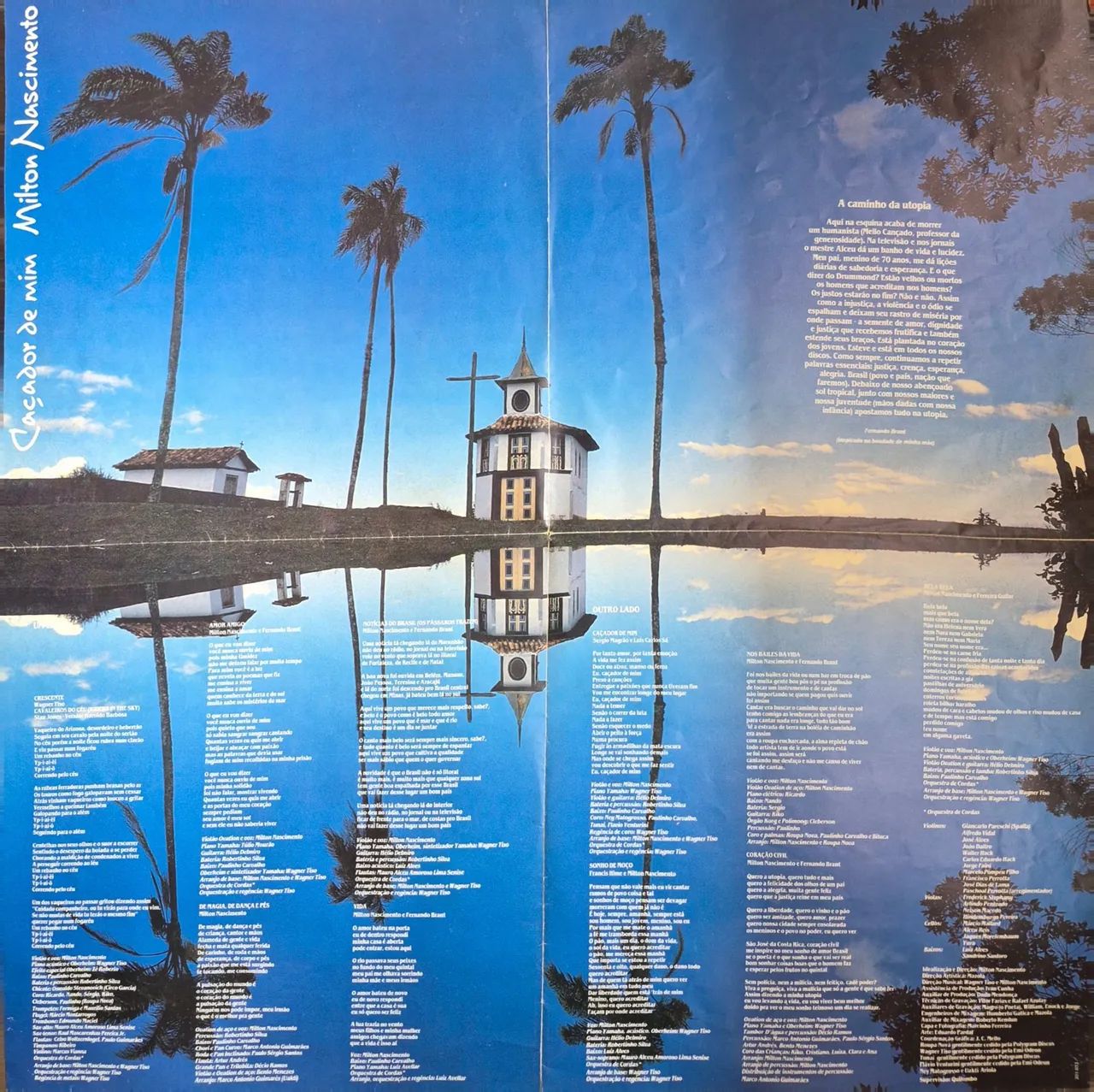 LP de Vinil Milton Nascimento Caçador de Mim 1981 - Foto 3