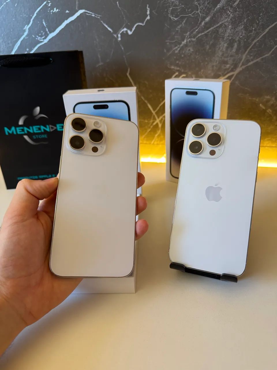 Iphone 14 Pro Max 128gb Branco, impecável na caixa! TROCAS
