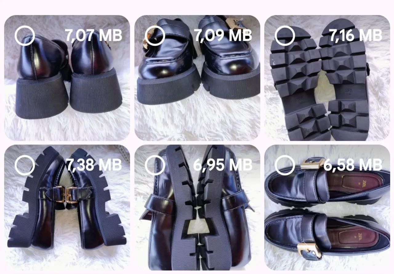 Mocassim De Solado Tratorado Zara 39 - Foto 5