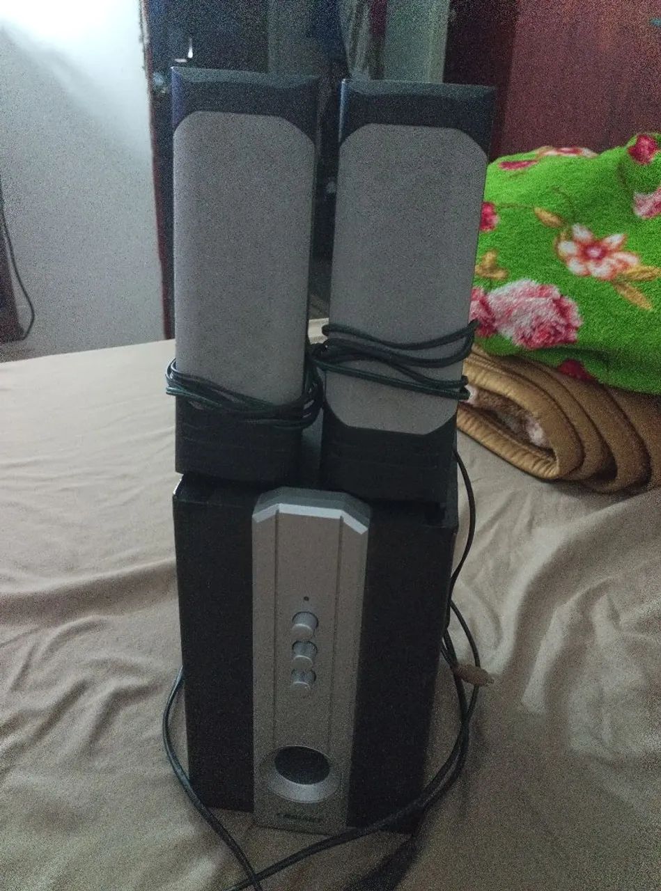 Caixas de Som multiuso, Notebook, Computador ETC. - Foto 2
