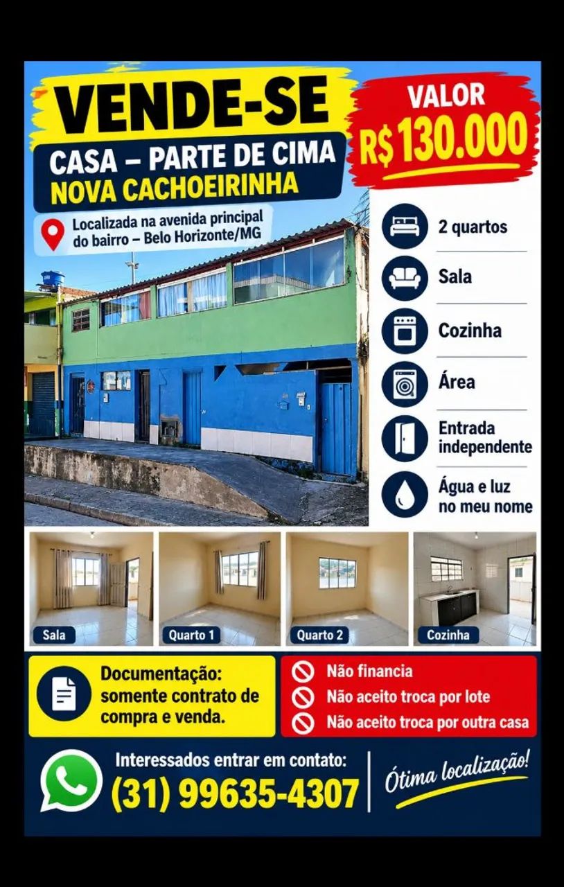 Casa ..nova Cachoeirinha 
