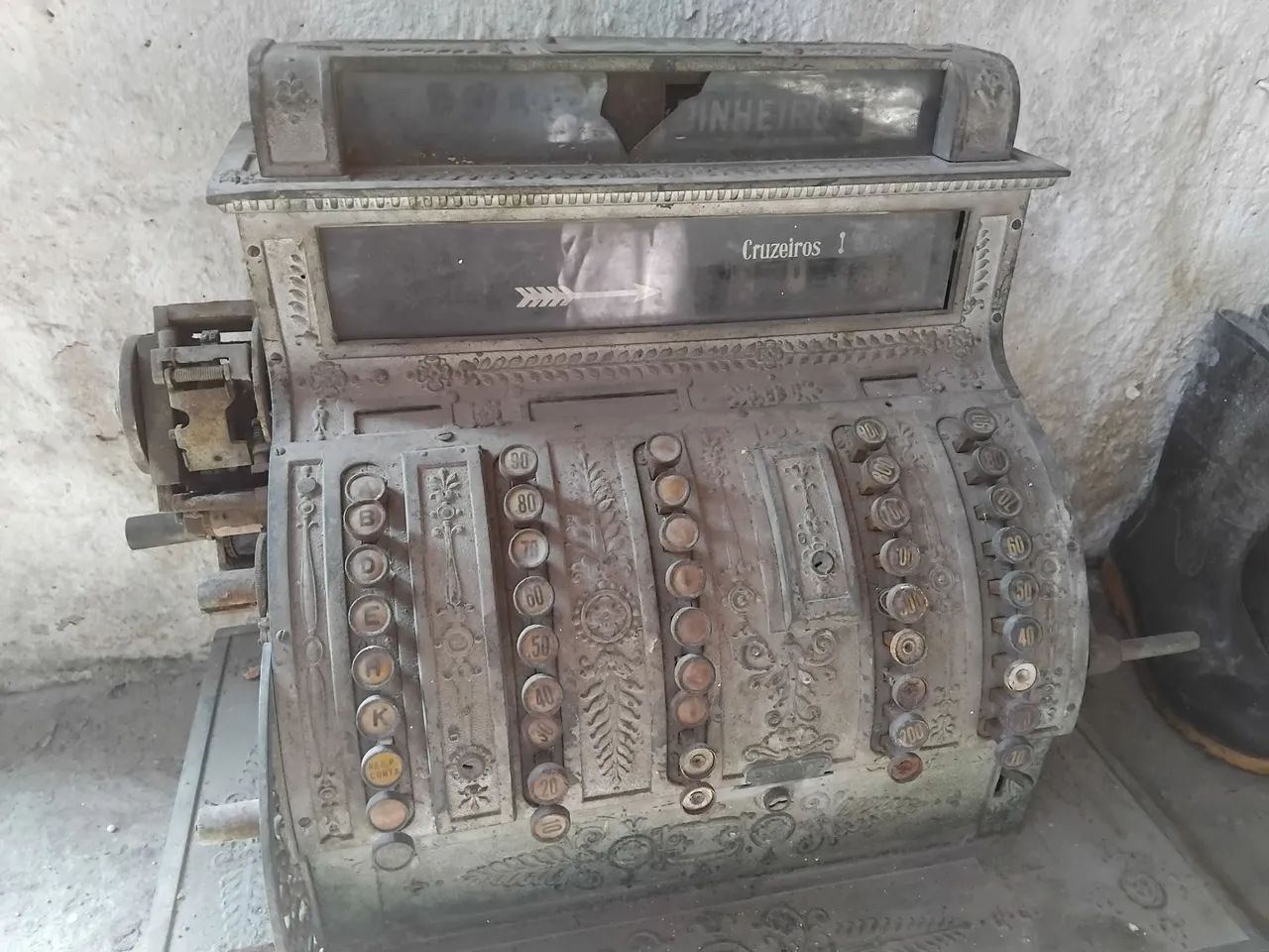 Caixa registradora antiga  - Foto 2