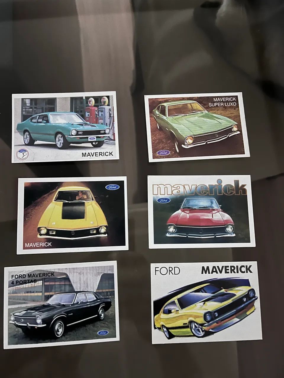 Coleção de Cards Antigos Maverick 