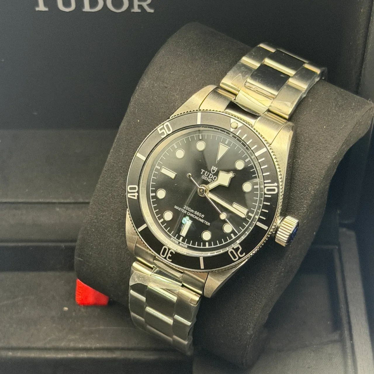 Tudor Black Bay Preto 41mm Automático Premium AAA+ Safira - Foto 5