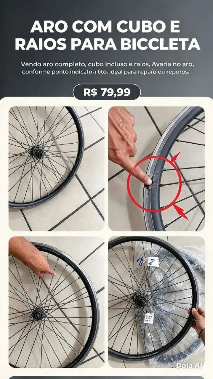 Aro 26 com cubo