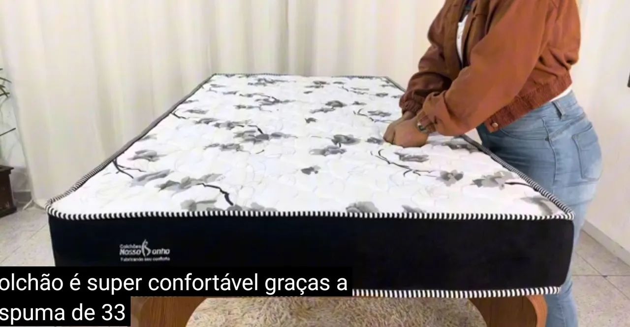 Colchão solteiro 100% espumas d33 / pague na entrega  - Foto 4