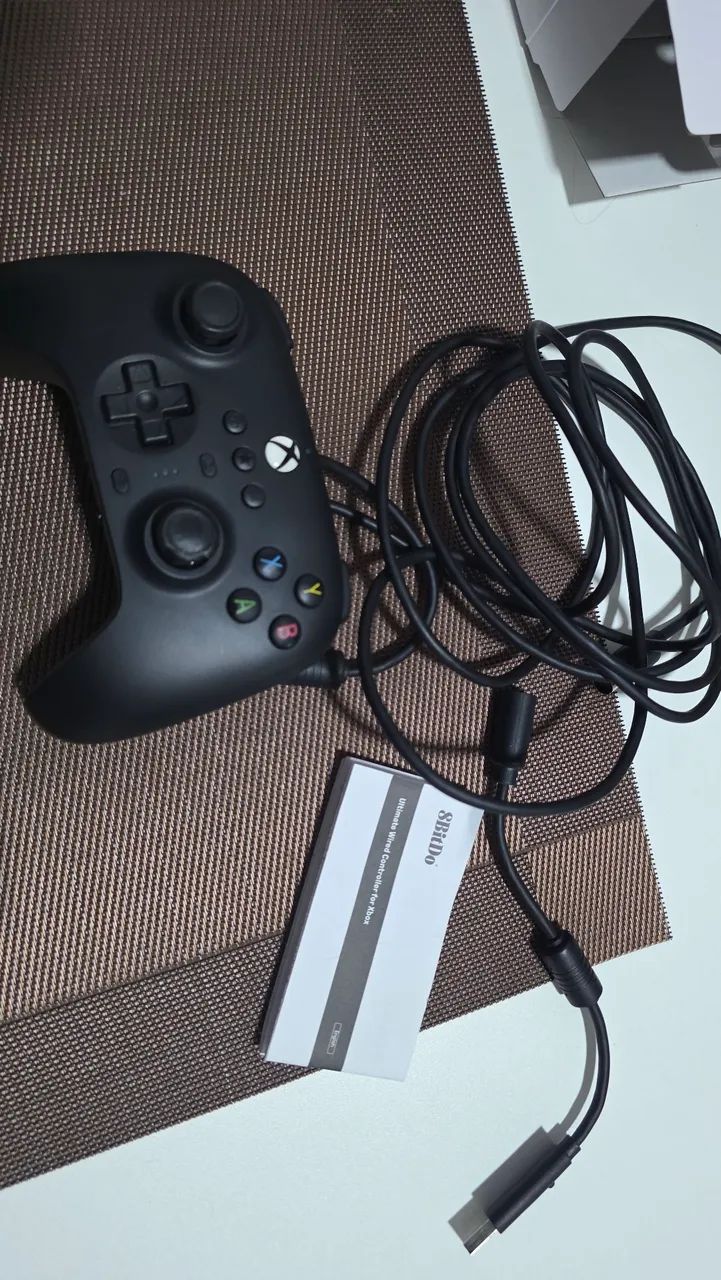 Controle 8BitDo Ultimate Wired para Xbox e PC - Preto - Foto 3