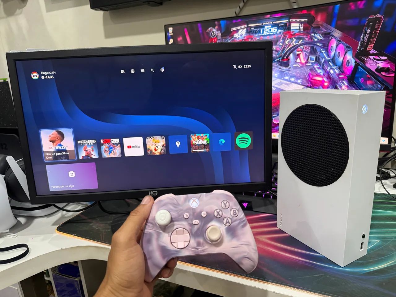 Xbox Séries S + Monitor Gamer - Foto 4