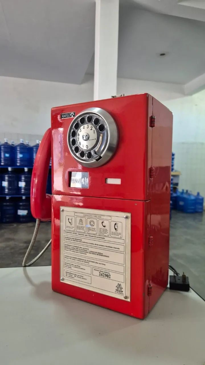 Orelhão ICATEL - Completo com cofre  - Foto 4