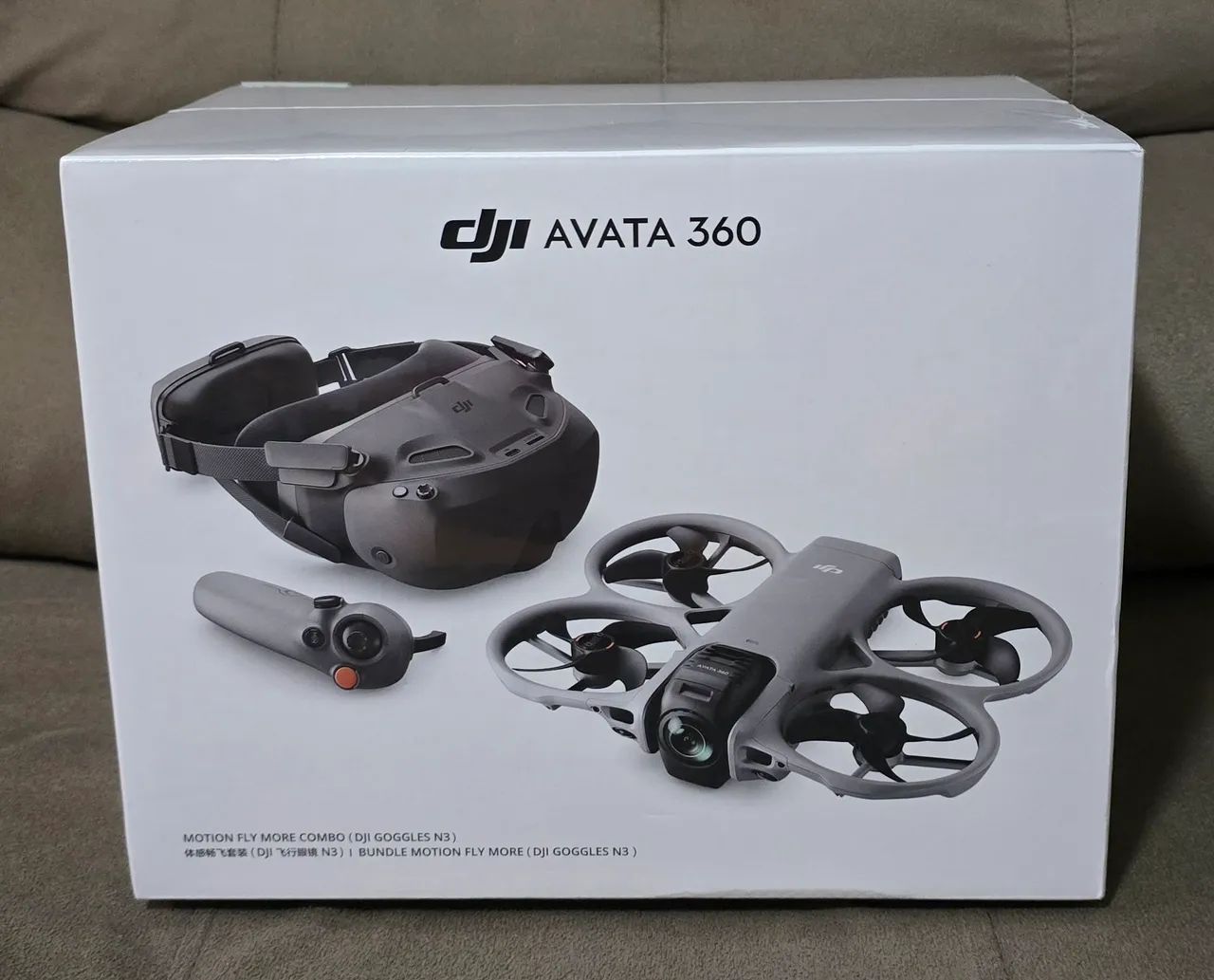 DRONE DJI AVATA 360 FLY MOTION COMBO COM ÓCULOS NOVO, LACRADO À PRONTA ENTREGA  - Foto 3