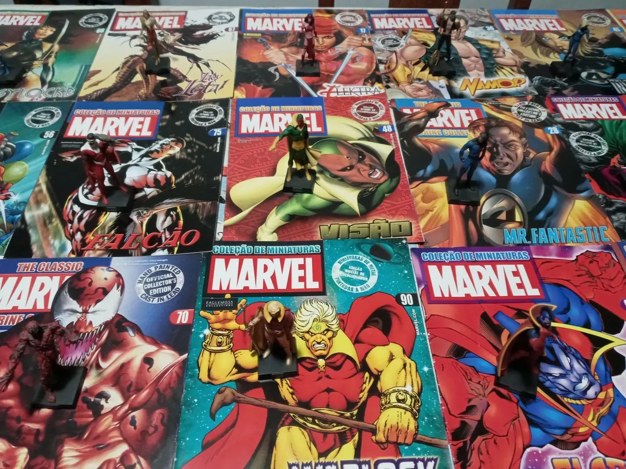 20 miniaturas diferentes de bonecos da coleção Marvel Eaglemoss - Foto 3