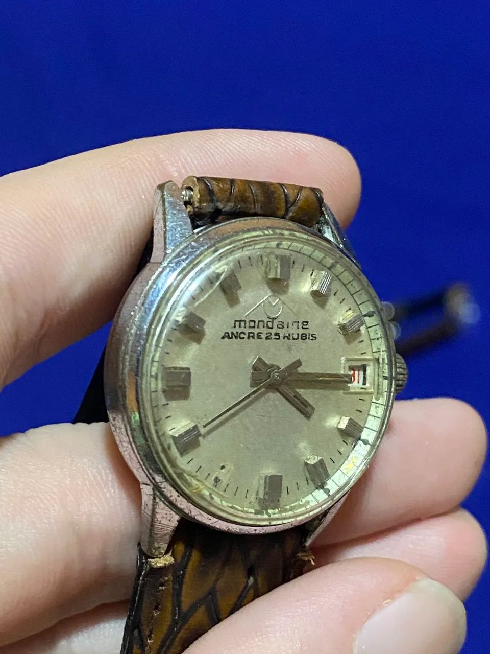 Relógio MONDAINE Automático Antigo - Foto 3